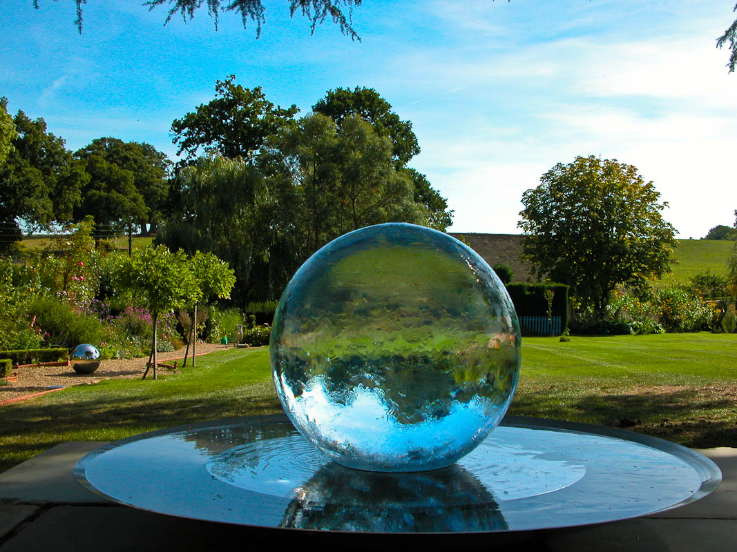 farm-fountain - Allison Armour Sphere Fountain