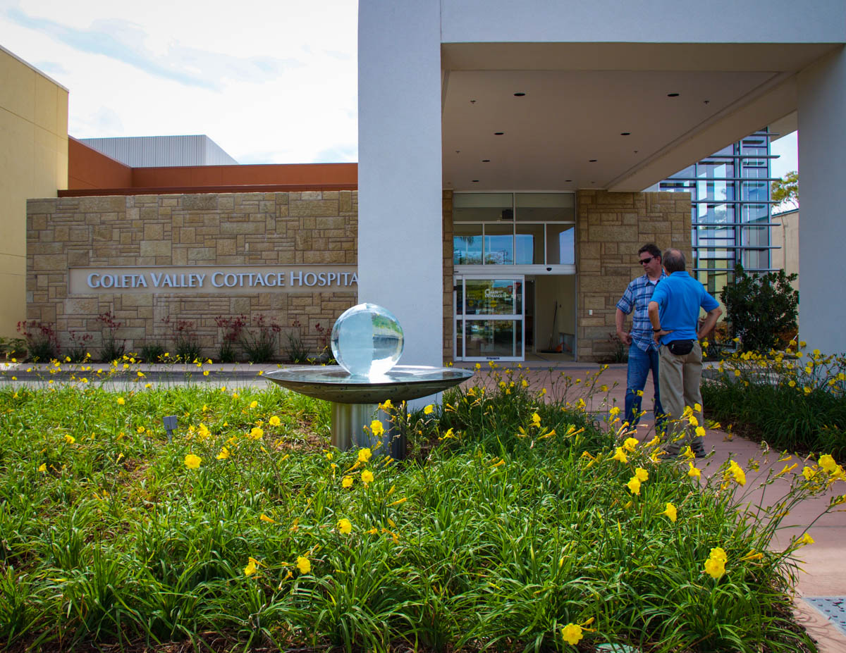 Goleta Hospital Sphere Fountain