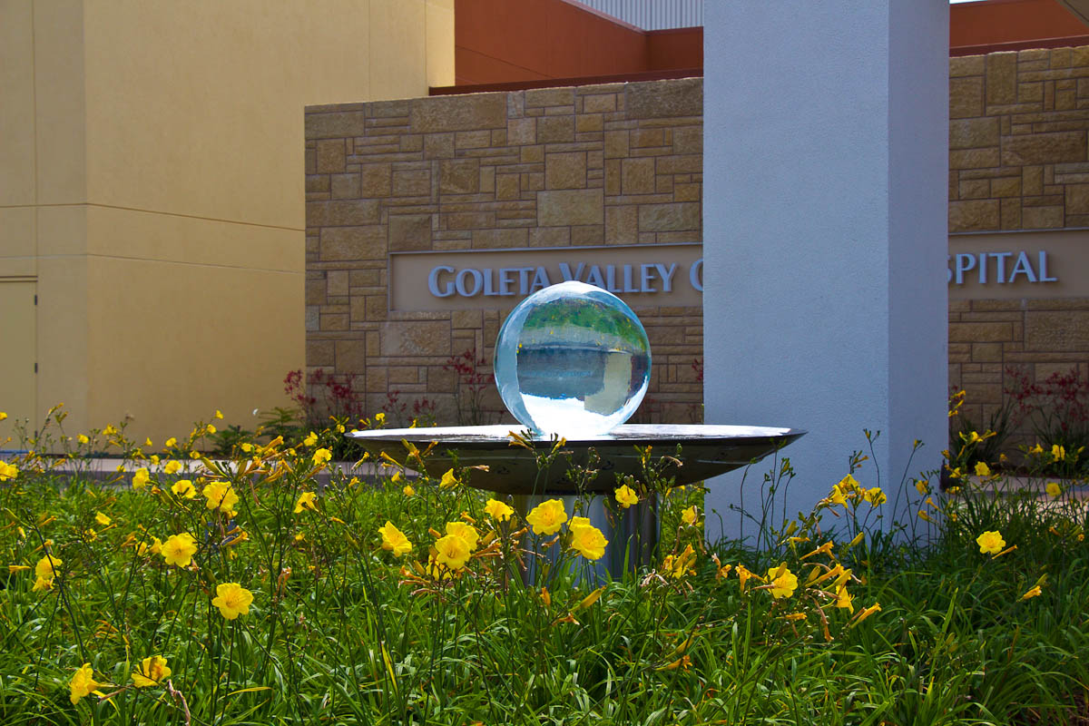 Allison Armour Sphere Fountain 16 24 Garden Artwork Water