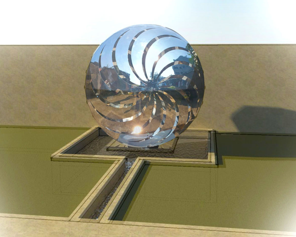 My Newest Sculpture: Pinwheel