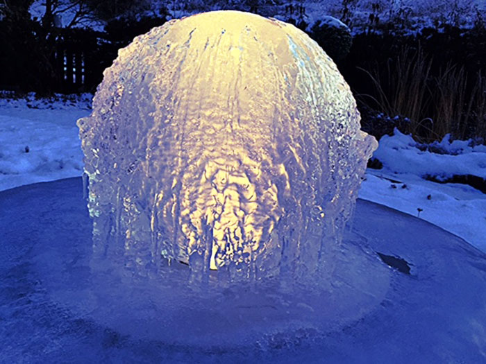 Frozen Aqualens in Norway