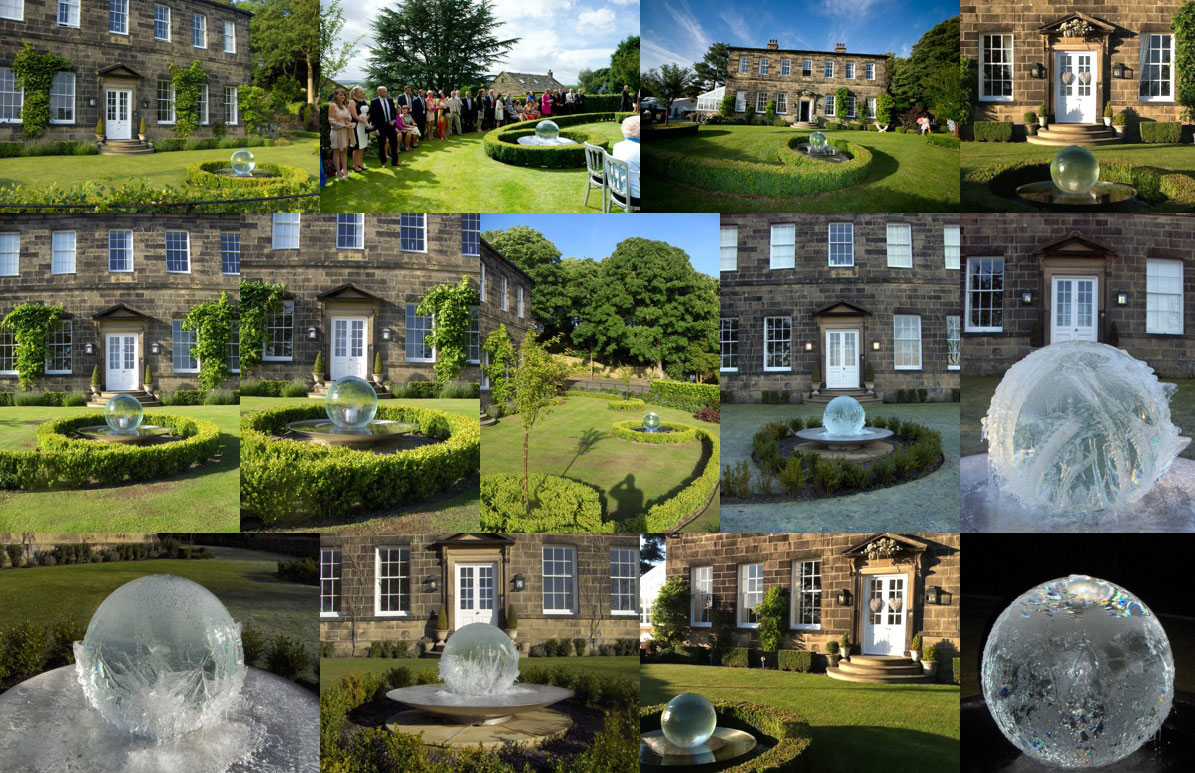 Garden Aqualens Fountain in Bingley, West Yorkshire