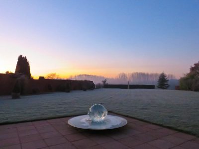 Worcestershire, UK Aqualens Sphere Fountain