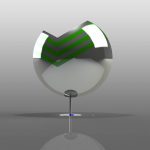 New Sberbank Logo Sculpture