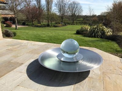 Somerset Countryside Aqualens Sphere Fountain