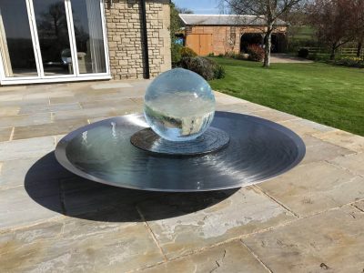 Somerset Countryside Aqualens Sphere Fountain