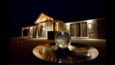 Somerset Countryside Aqualens Sphere Fountain