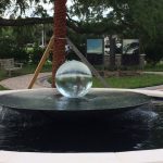 Nunnally House Aqualens Sphere Fountain