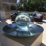 Aqualens fountain in Melbourne Beach, Florida