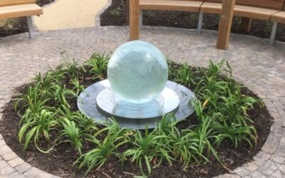 garden orb fountain