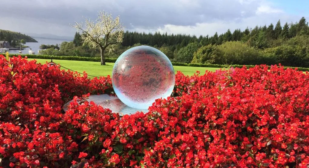 Ashford Castle Centerpiece Sphere Fountain