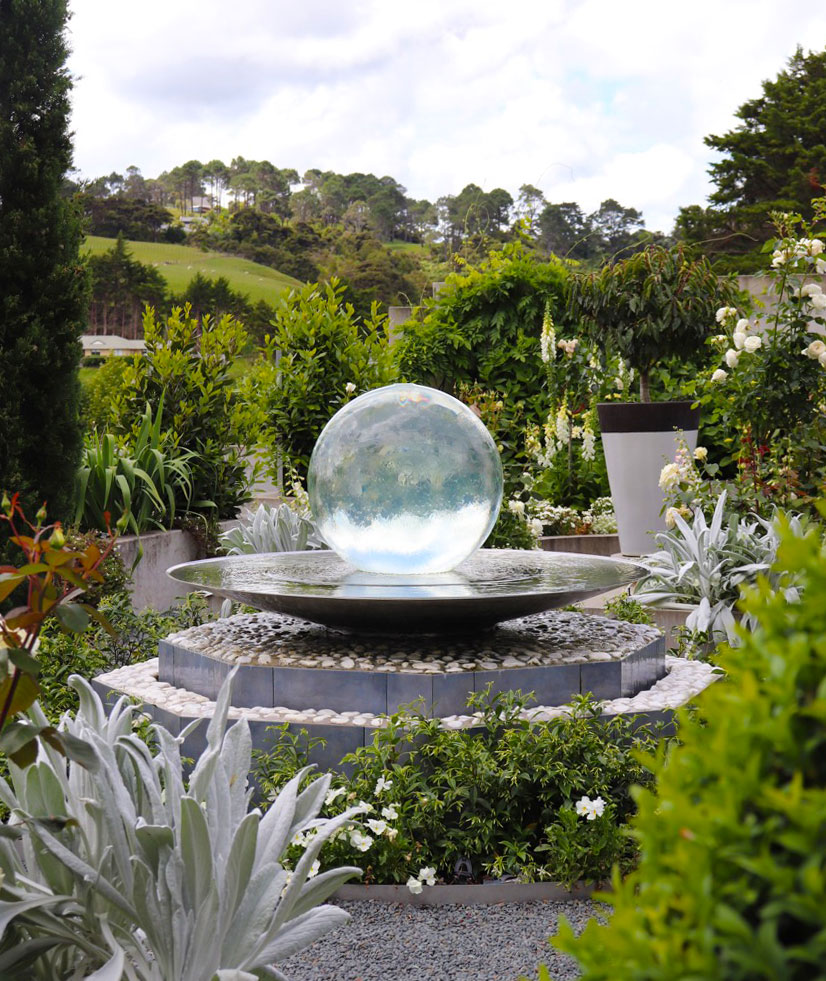 Sculptural Ball Fountain