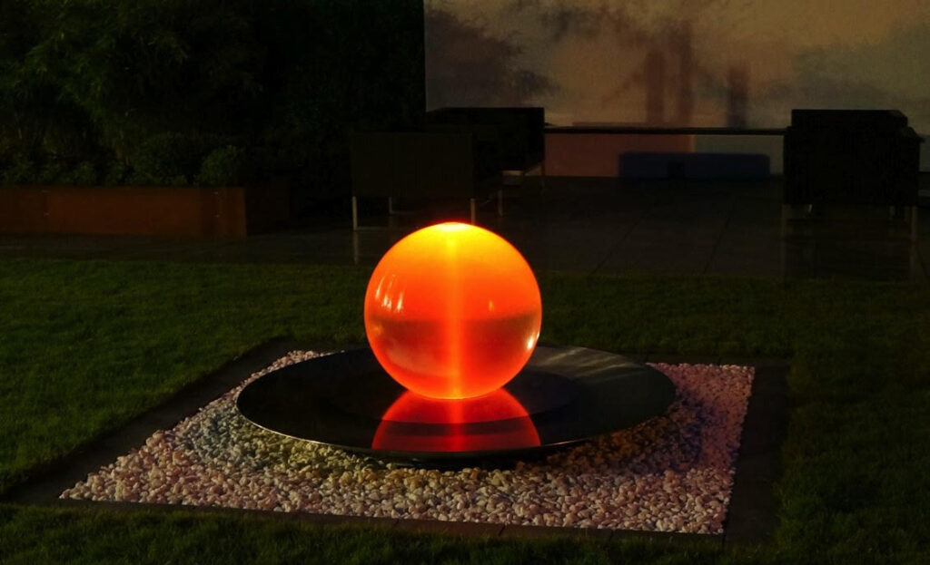Colorful Sphere Fountain