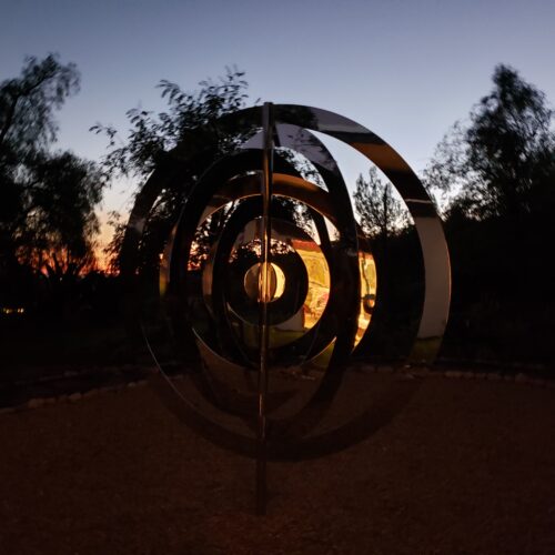 Glowing Concentric Circles