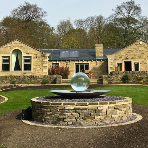 Back Garden Sphere Fountain