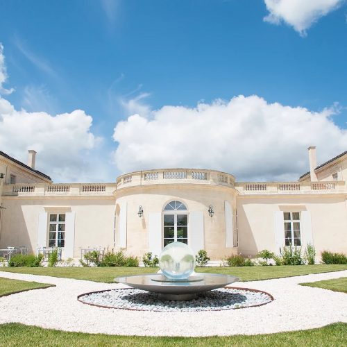 Bordeaux Chateau Sphere Fountain