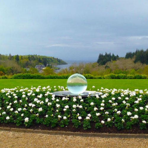 Ashford Castle Sphere Fountain
