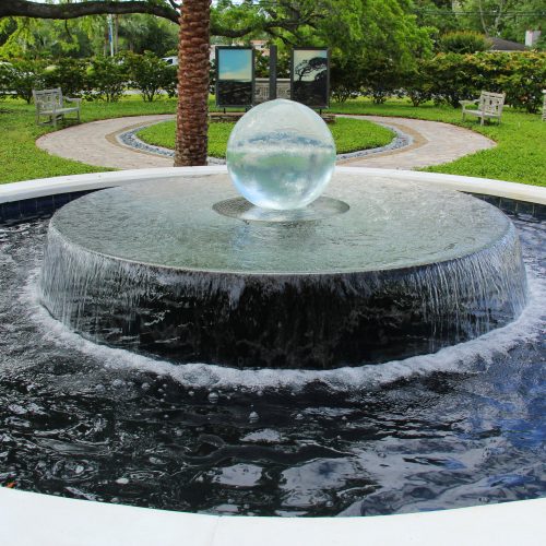2ft Sphere in 8ft Dish