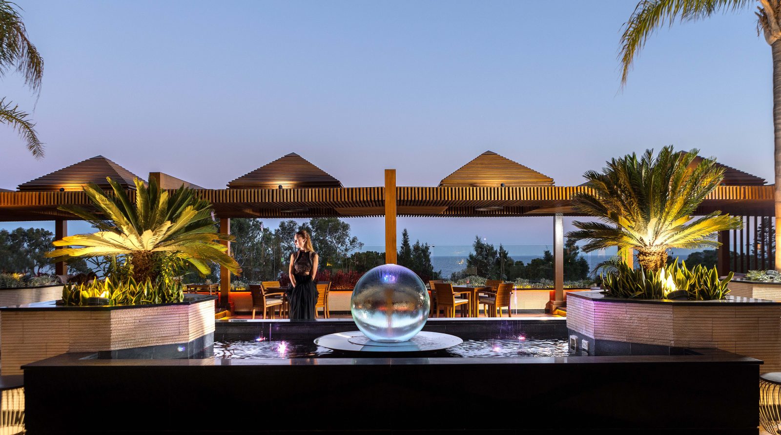 Four Seasons Cyprus Sphere Fountain