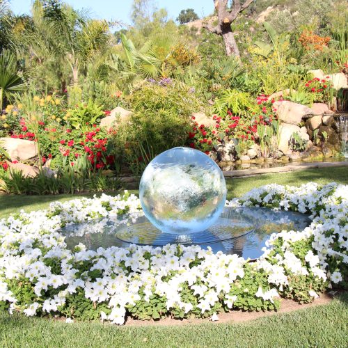 Sphere Fountain in Bloom