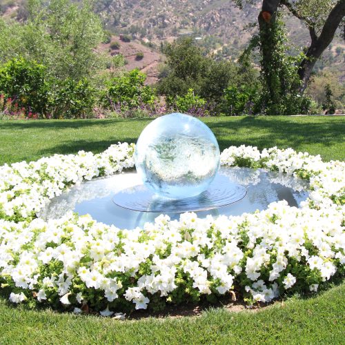 Sphere Fountain in Bloom
