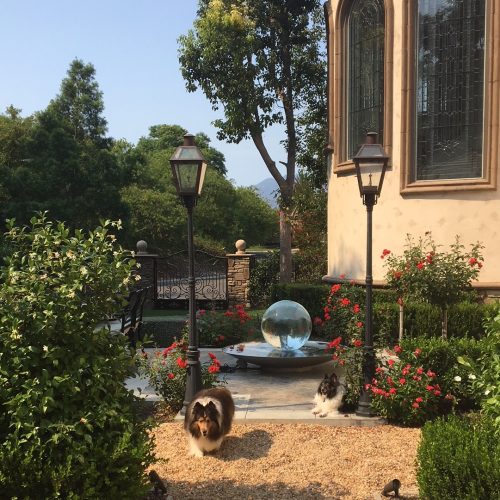 Courtyard Sphere Fountain