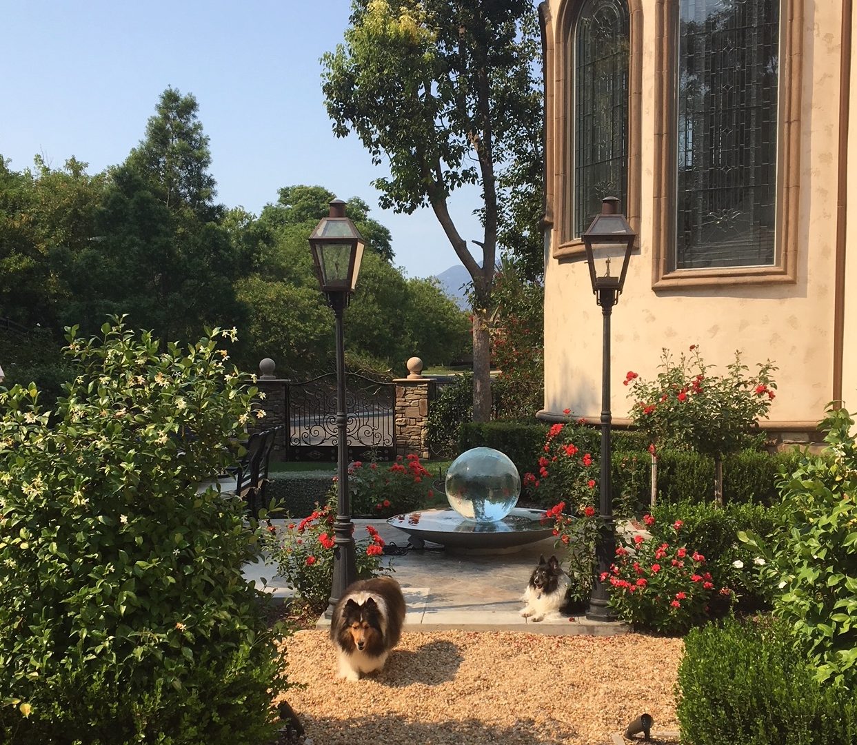 Courtyard Sphere Fountain