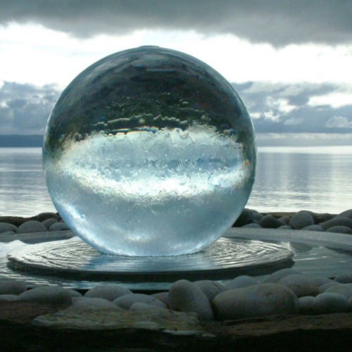 Moody Fountain Landscapes