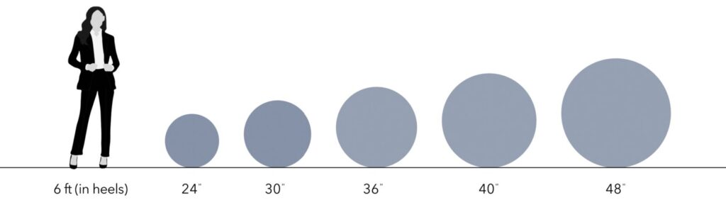 Aqualens Sphere Fountain Size