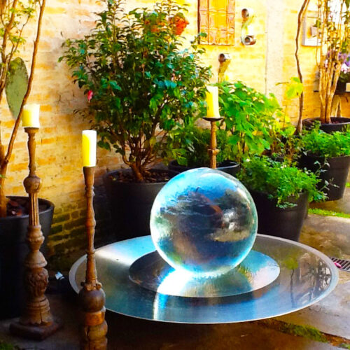 Garden Sphere Fountain