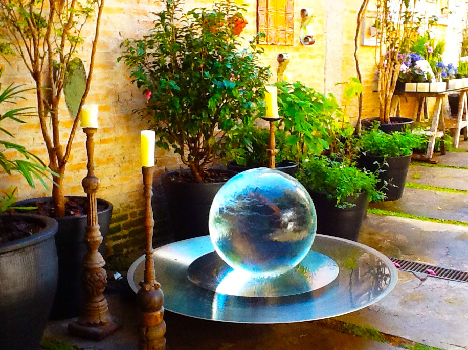 Garden Sphere Fountain