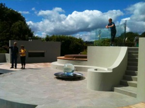 Golf House Pool Fountain