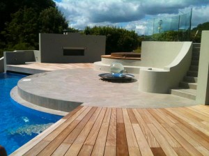 Golf House Pool Fountain