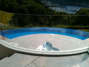 Golf House Pool Fountain