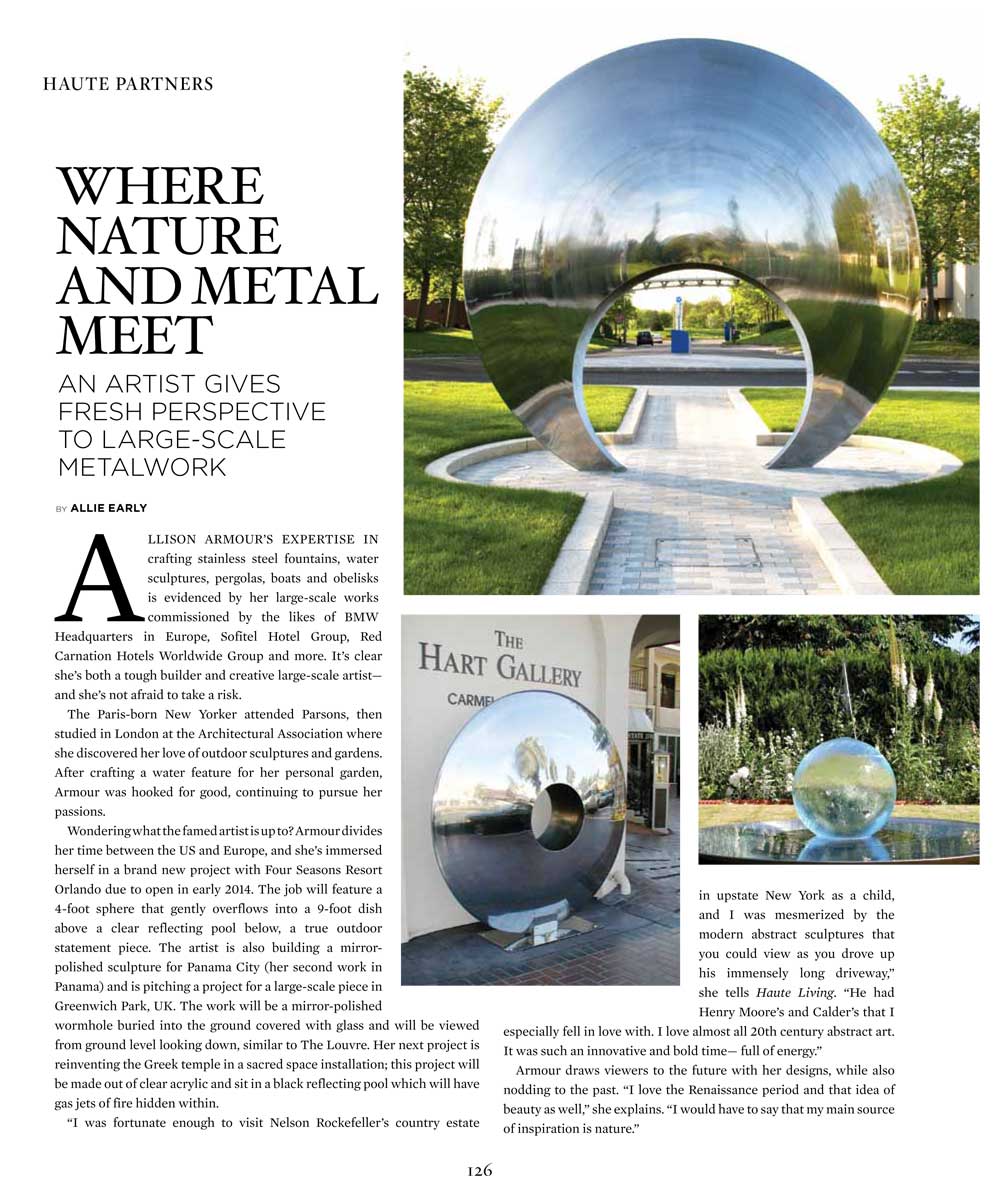 See me in Haute Living Magazine!