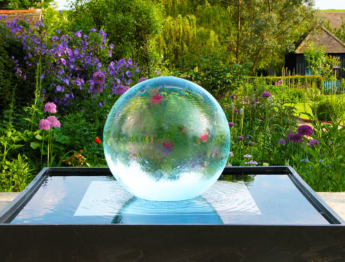 AquaSphere Glass Ball Fountain