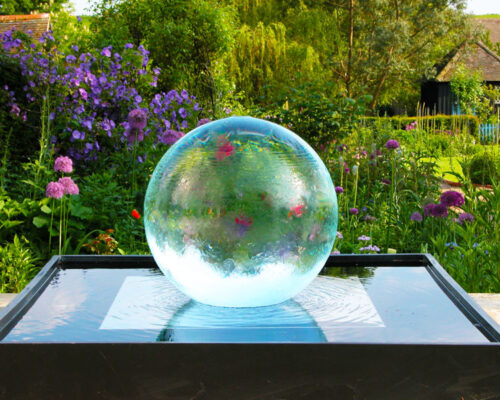 AquaSphere Glass Ball Fountain